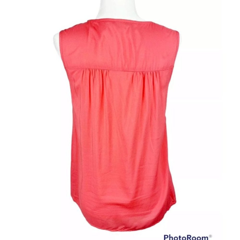 Boden Smocked Top Size 4 Small Pink Sleeveless Tank Blouse Style WA498 - Picture 2 of 6